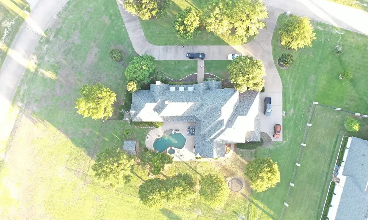 New shingle roof installation on a home in Riviera Beach